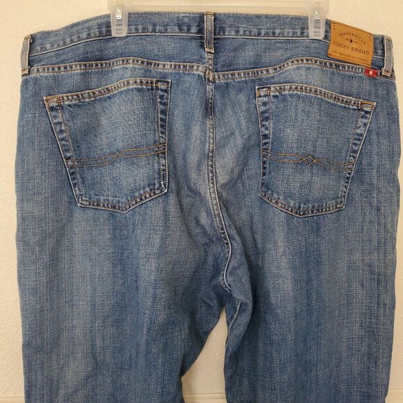 Lucky Brand 429 Classic Straight Medium Blue Jeans Mens Size 42 x 32 - Picture 4 of 16